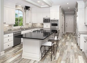 A beautiful updated kitchen.