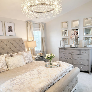 Ashley Furniture Glam Bedroom Set